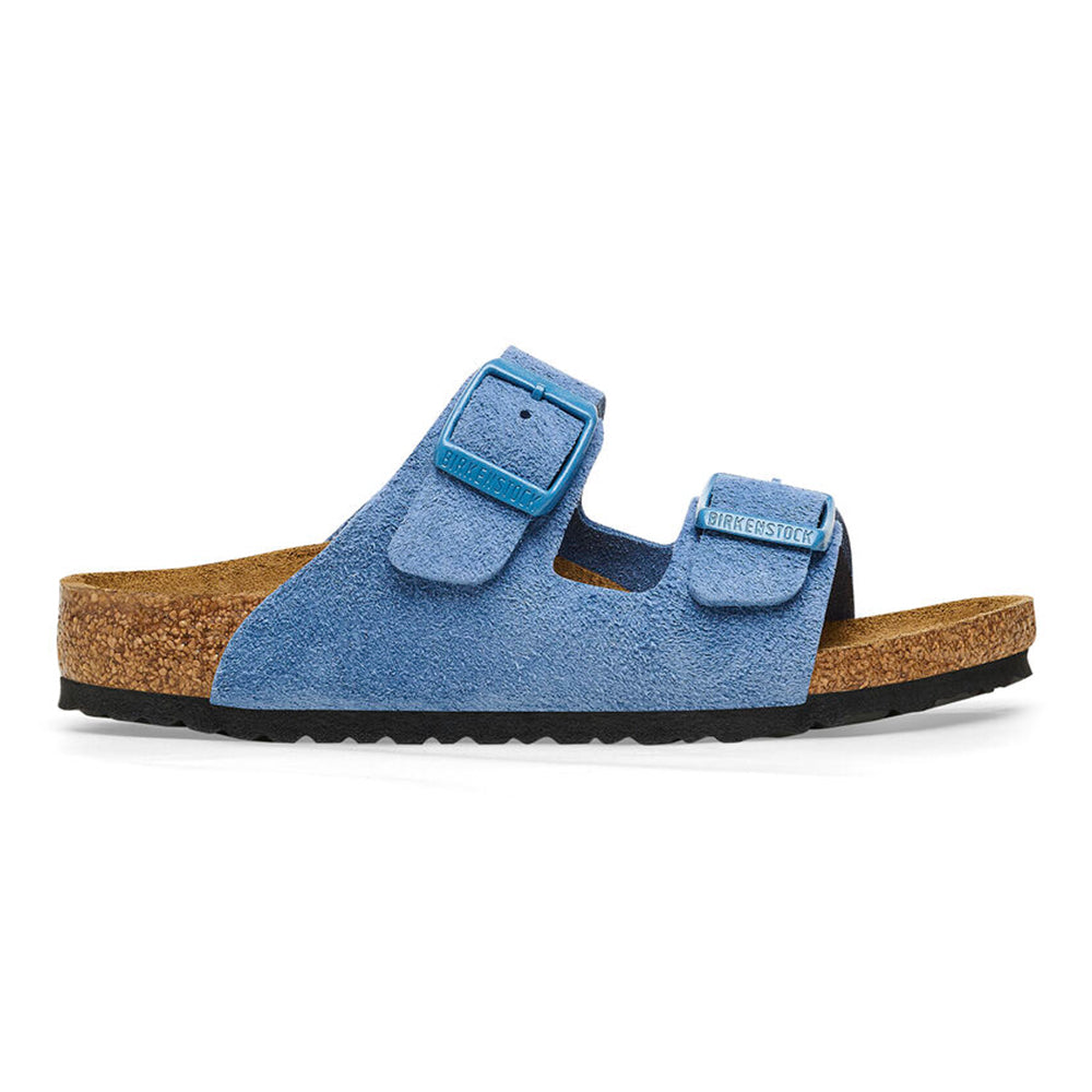 '- ["Birkenstock","Ciabatte","Kids","Scarpe"] - Birkenstock Arizona Kids Elemental Blue Suede Leather - Lupis SRL