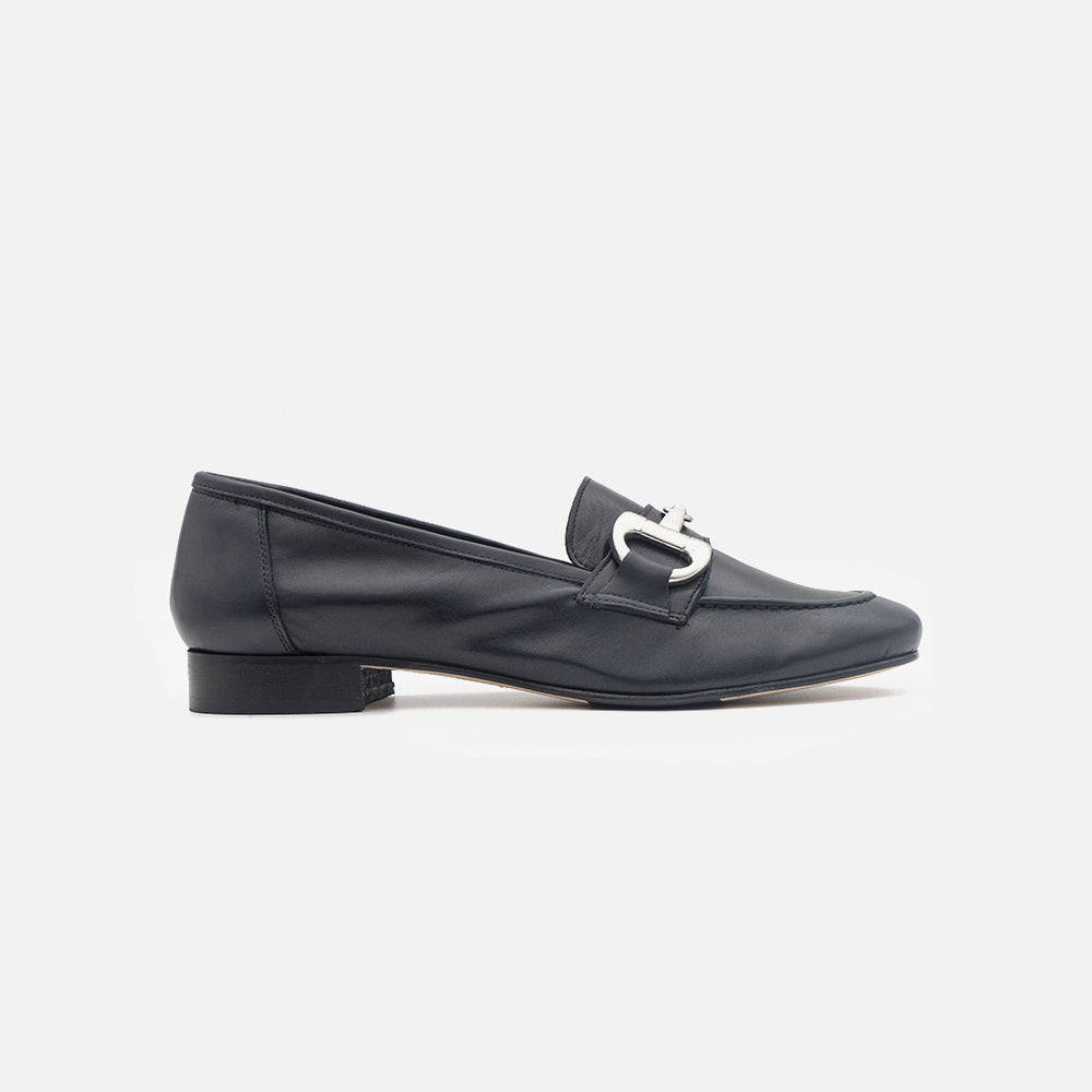 '- ["Artigianato","Donna","Eva Picci","Mocassini","Scarpe"] - Mocassini Da Donna Eva Picci 1432 Cuoio Blu - Lupis SRL