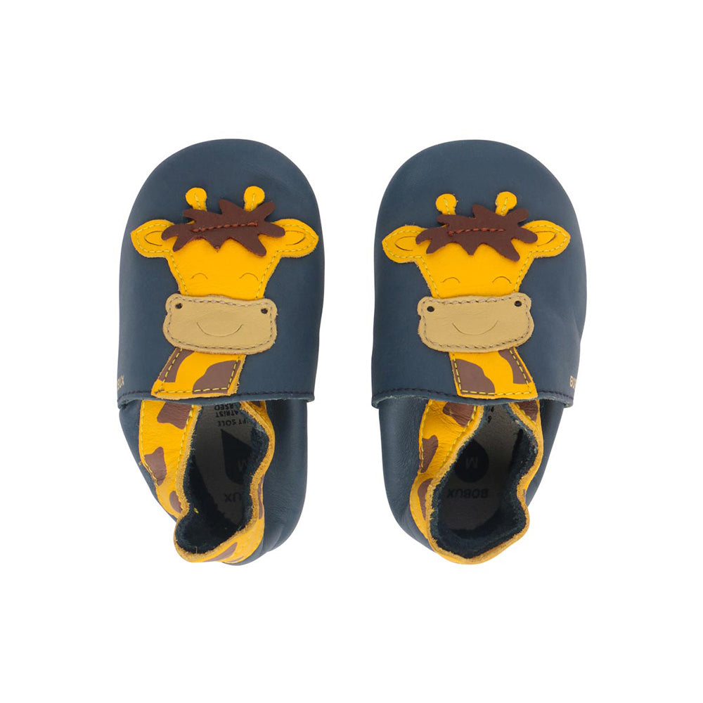 '- ["Bobux","Infant","Kids","Nuovo","Pantofole","Scarpe","Soft Sole"] - Bobux SS Giraffe Navy - Lupis SRL