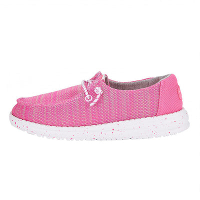 HEYDUDE Wendy Youth Sport Mesh Bright Pink