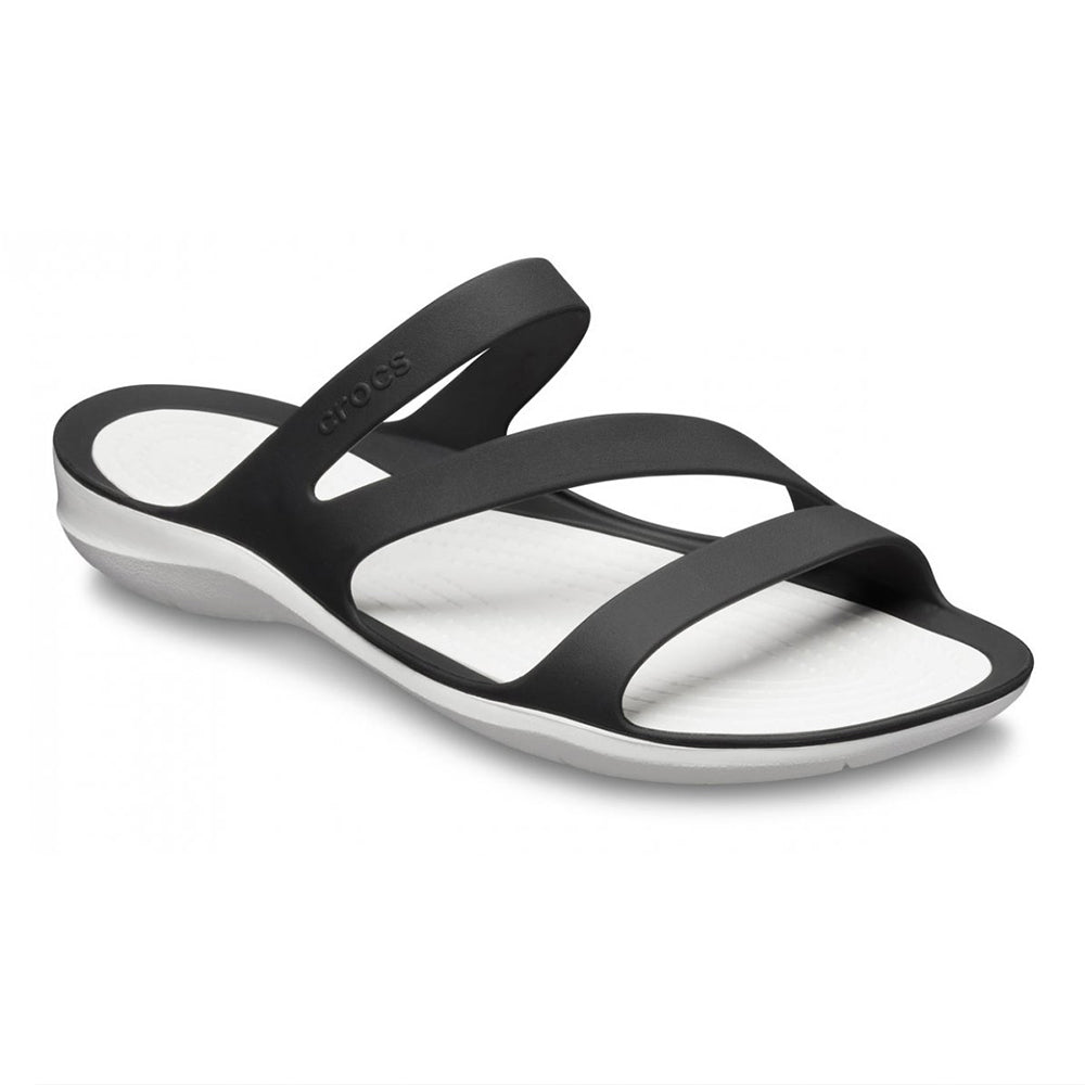 '- ["Ciabatte","Crocs","Donna","Scarpe","Ultima Taglia"] - Crocs Swiftwater Sandal W Black White - Lupis SRL