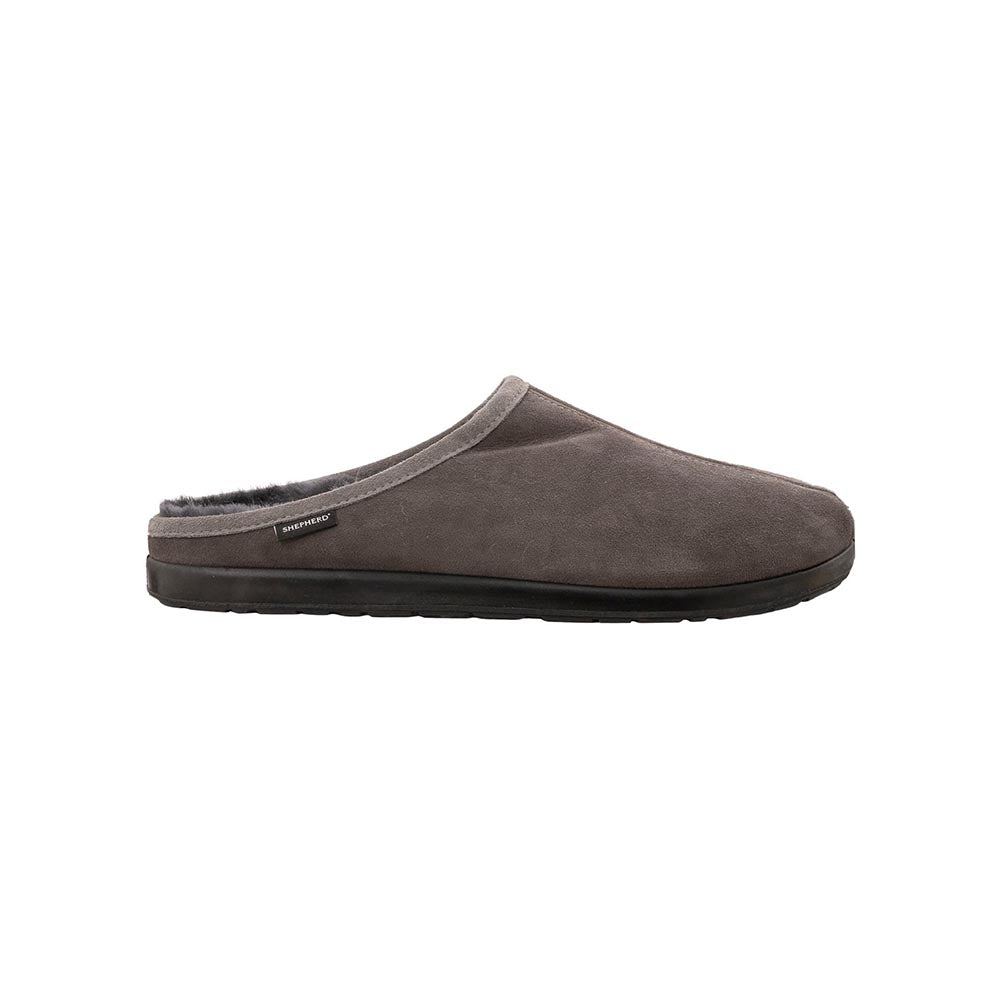 '- ["Pantofole","Scarpe","Shepherd","Uomo"] - Shepherd Ludvig Slipper Asphalt - Lupis SRL