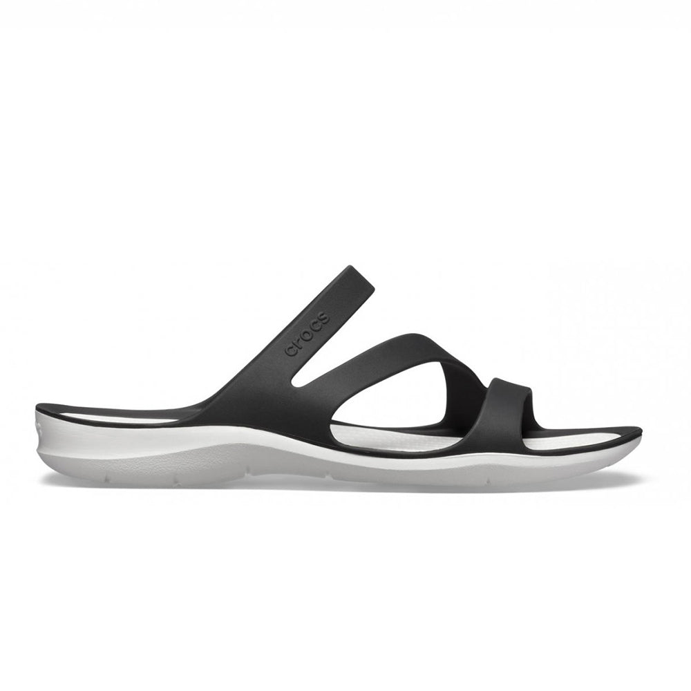 '- ["Ciabatte","Crocs","Donna","Scarpe","Ultima Taglia"] - Crocs Swiftwater Sandal W Black White - Lupis SRL