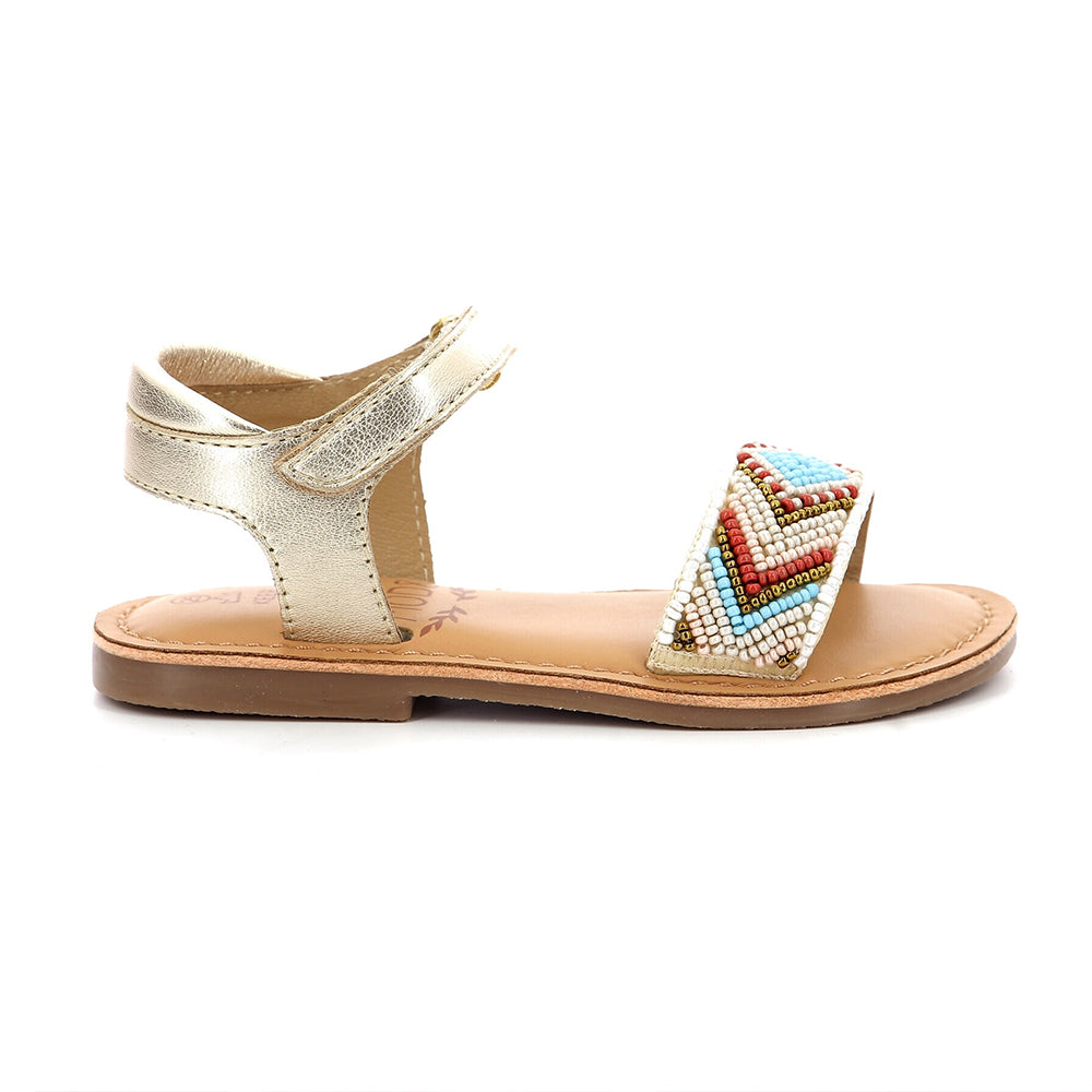 '- ["Kids","Mod8","Sandali","Scarpe","Ultima Taglia"] - Mod8 Capearls Or Multico Perles - Lupis SRL