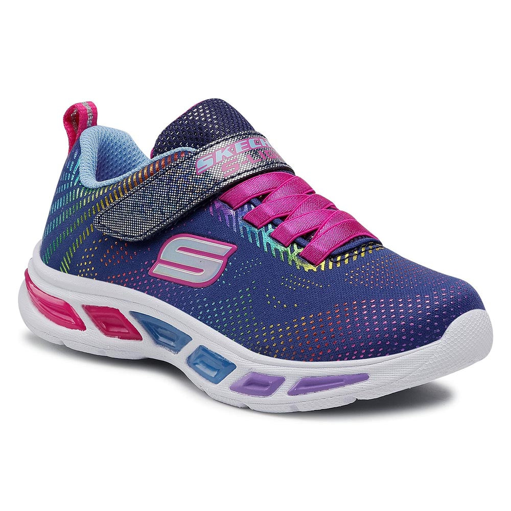 '- ["Kids","Scarpe","Scarpe sportive","Skechers","Ultima Taglia"] - Skechers K S Light's Litebeams Gleam N' Dream Navy Multi - Lupis SRL