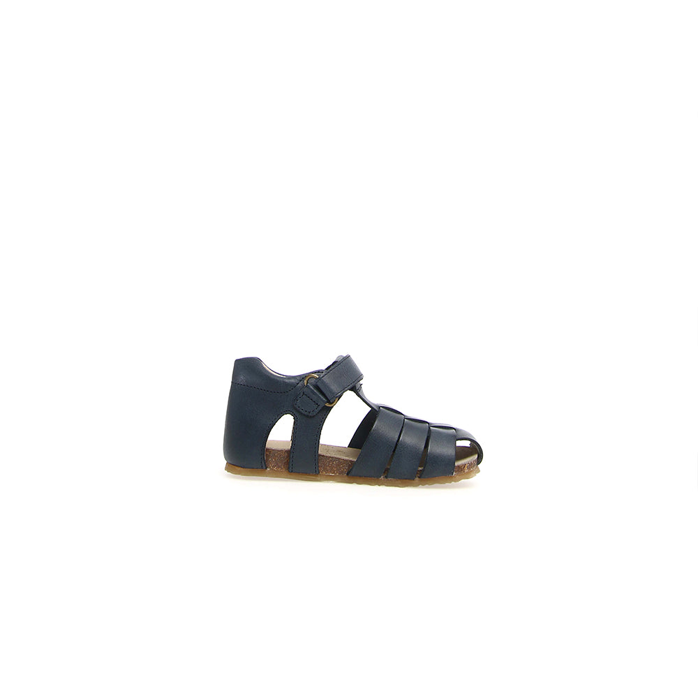 '- ["Falcotto","Kids","Sandali","Scarpe","Toddler"] - Falcotto Alby Wax Calf Spazz. Bleu - Lupis SRL