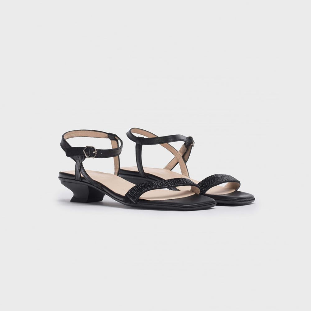 '- ["Donna","Sandali Eleganti","Scarpe","Wonders"] - Wonders B-8910 Trend V Negro - Lupis SRL