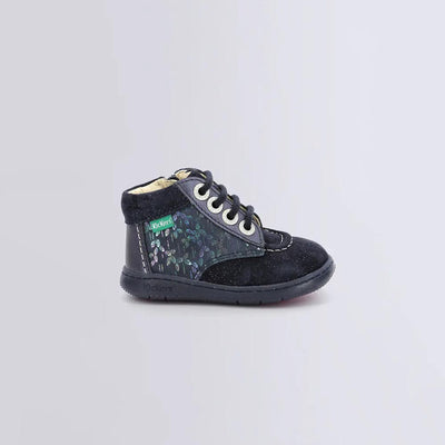 Kickers Kicksoulful Ankle Boot Marine Brillant Kids 