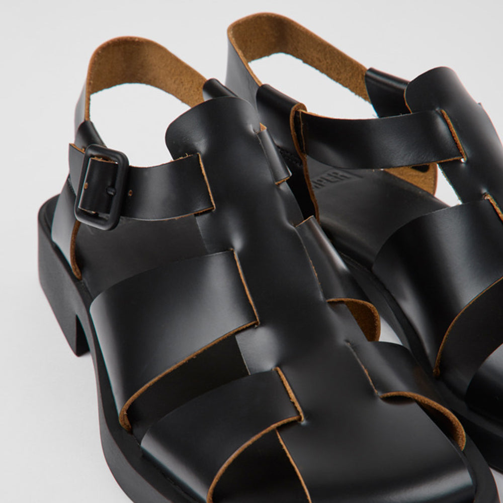 '- ["Camper","Donna","Sandali Eleganti","Scarpe","Ultima Taglia"] - Camper Docko Negro Dana Negro Black - Lupis SRL