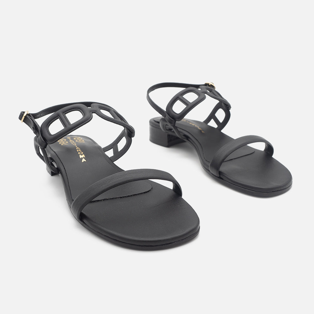 '- ["Donna","Sandali Eleganti","Scarpe","Siano Via Roma"] - SIANO VIA ROMA 070 Sandalo Nappa Nero - Lupis SRL