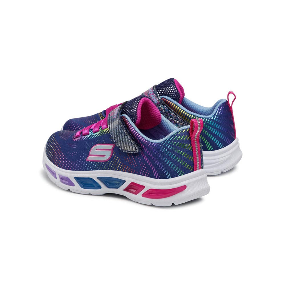 '- ["Kids","Scarpe","Scarpe sportive","Skechers","Ultima Taglia"] - Skechers K S Light's Litebeams Gleam N' Dream Navy Multi - Lupis SRL
