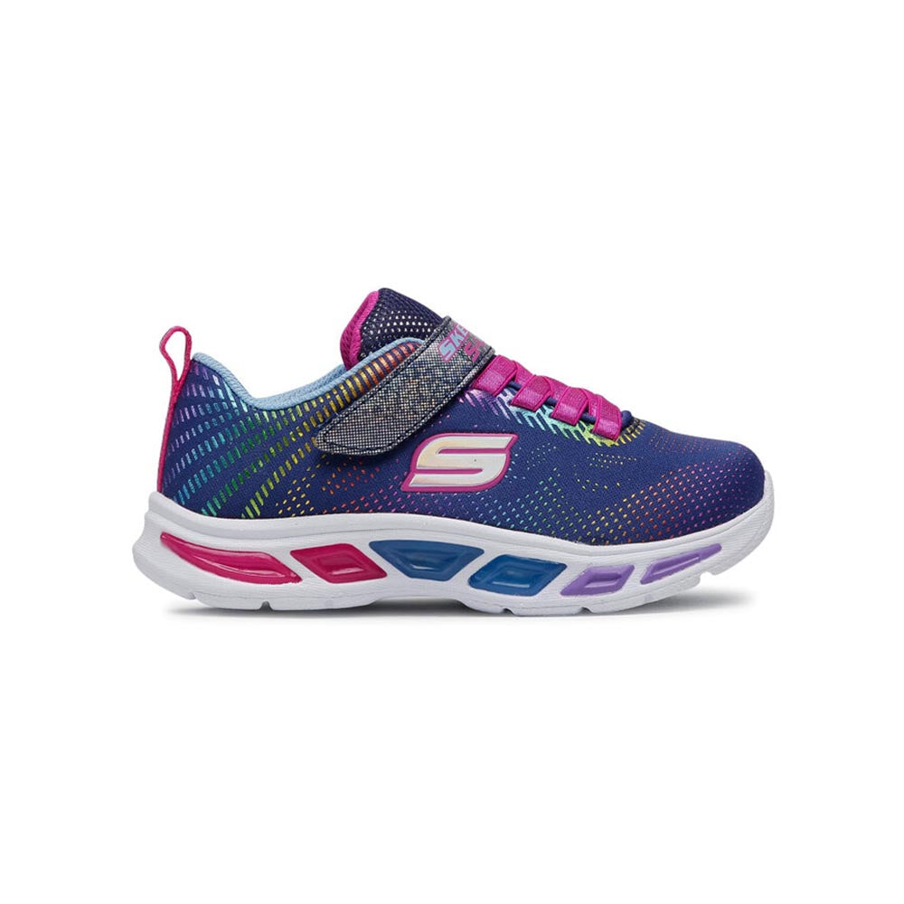 '- ["Kids","Scarpe","Scarpe sportive","Skechers","Ultima Taglia"] - Skechers K S Light's Litebeams Gleam N' Dream Navy Multi - Lupis SRL