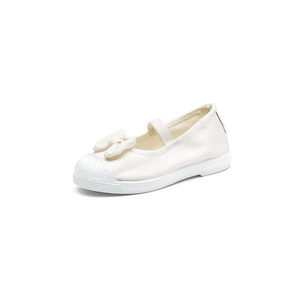 '- ["Ballerine","Kids","Natural World","PE25","Scarpe"] - Natural World Salon Lazo Tintado Blanco 473 - Lupis SRL