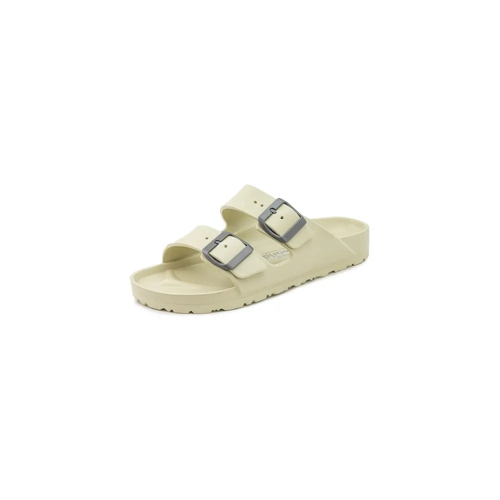 '- ["Ciabatte","Donna","Natural World","PE25","Scarpe"] - Natural World Bios Eva Sandalia 2 Hebillas Crudo 7051 - Lupis SRL