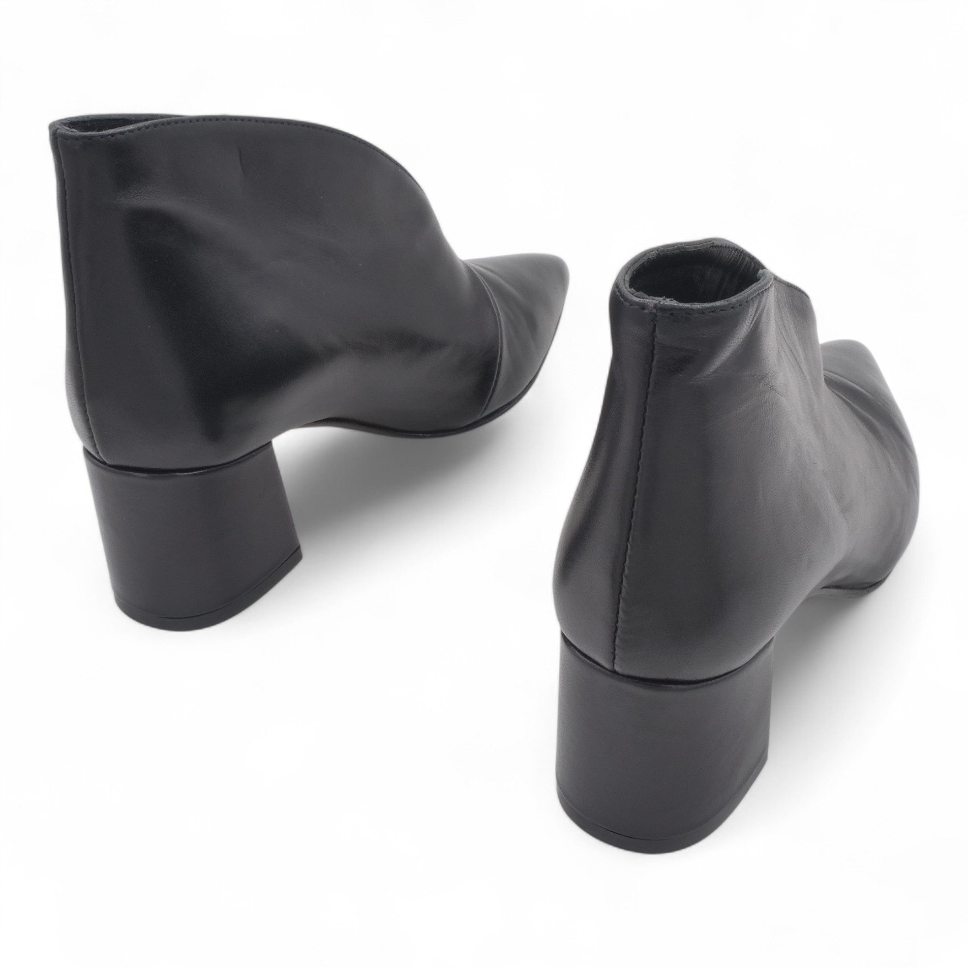 '- ["Accollata","Artigianato","Donna","Eva Picci","FW24","Scarpe","Stivaletti","Tacco"] - Accollata Da Donna Eva Picci Clarissa Inv Berlino Nero Crust Nero - Lupis SRL