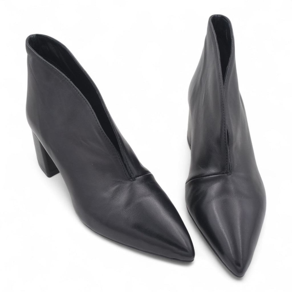 '- ["Accollata","Artigianato","Donna","Eva Picci","FW24","Scarpe","Stivaletti","Tacco"] - Accollata Da Donna Eva Picci Clarissa Inv Berlino Nero Crust Nero - Lupis SRL