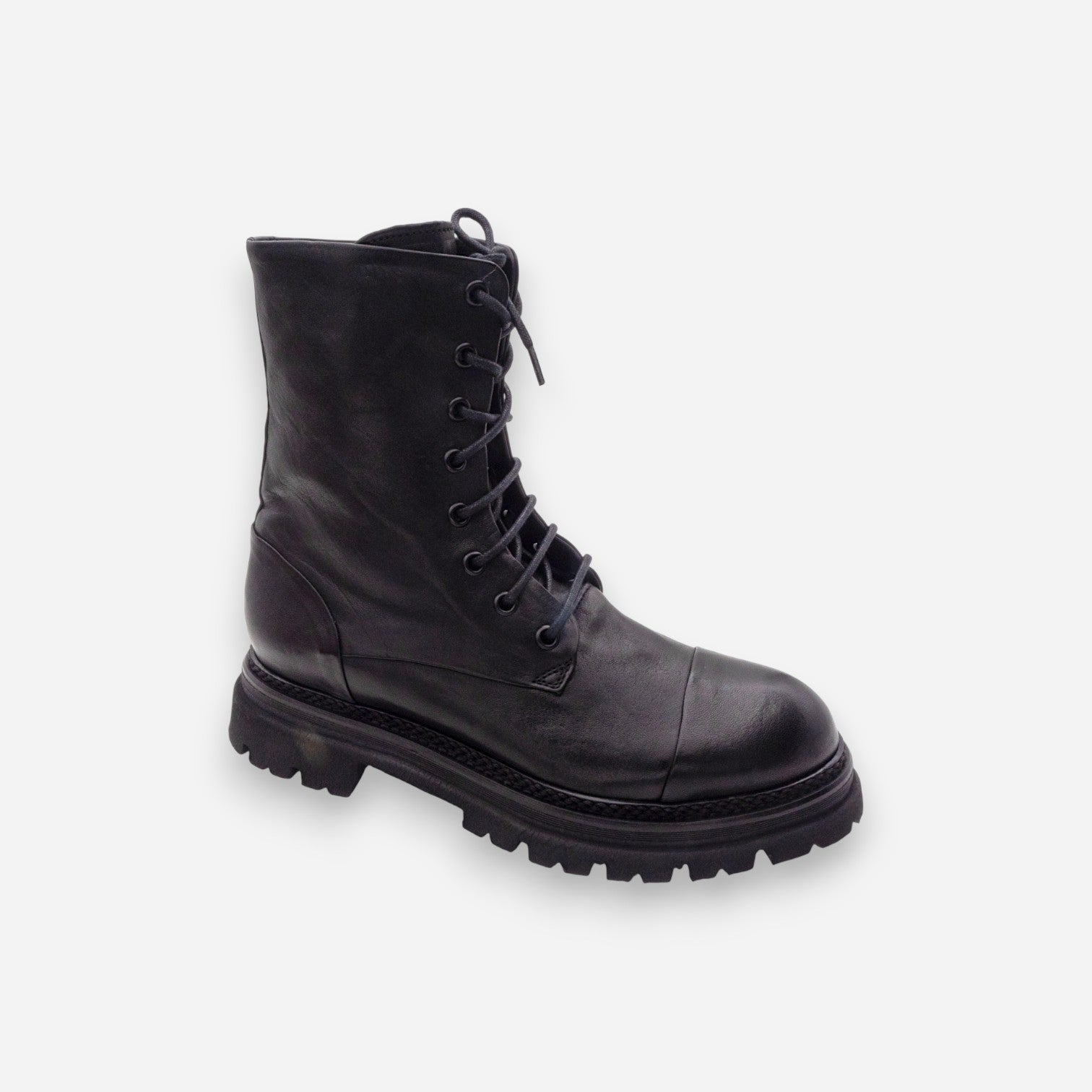 Anfibi Donna JP/DAVID Rag. Pelle Nero 35773/1