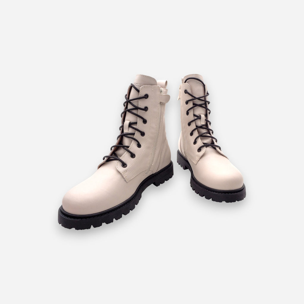 Anfibi Ragazza Dianetti 98192 Pelle Latte 1511