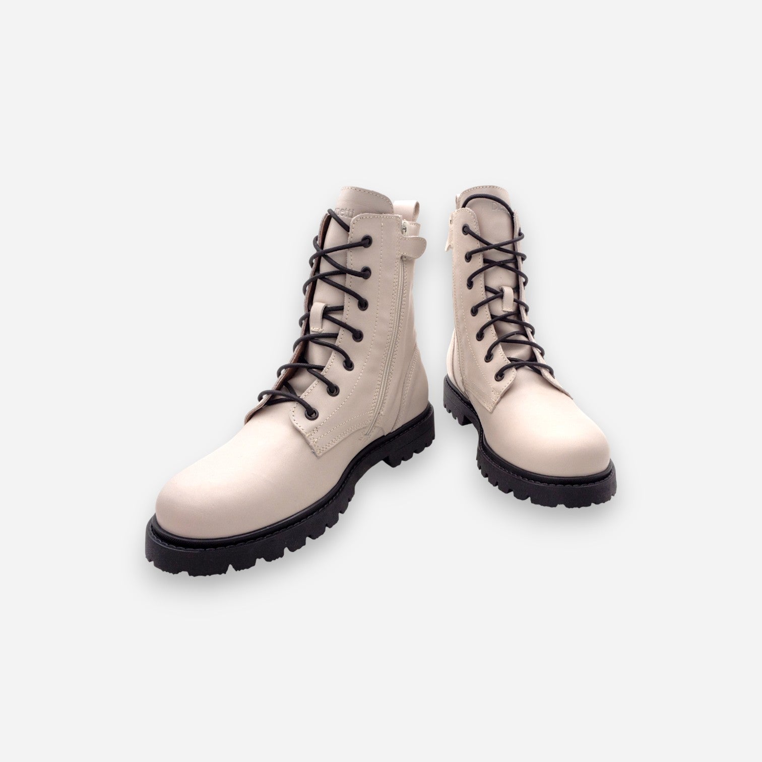 Anfibi Ragazza Dianetti 98192 Pelle Latte 1511