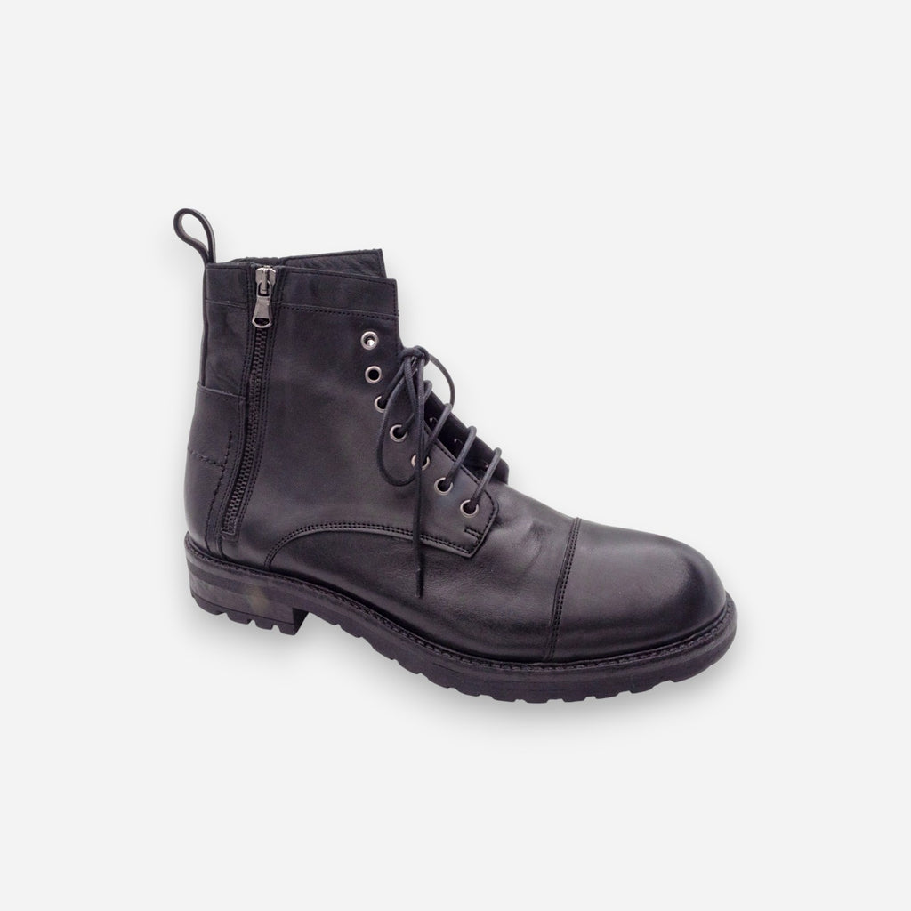 JP/DAVID Papua Men's Black Leather Amphibians 3830/180
