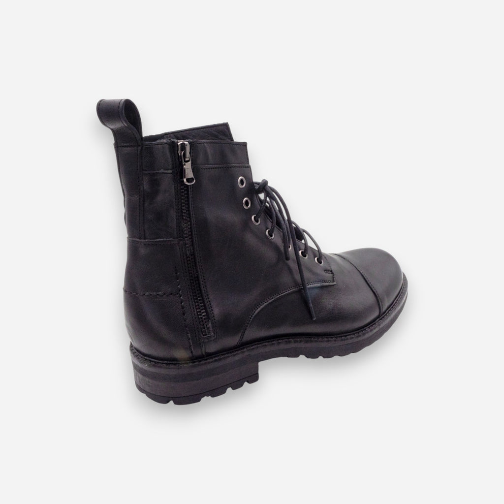 JP/DAVID Papua Men's Black Leather Amphibians 3830/180