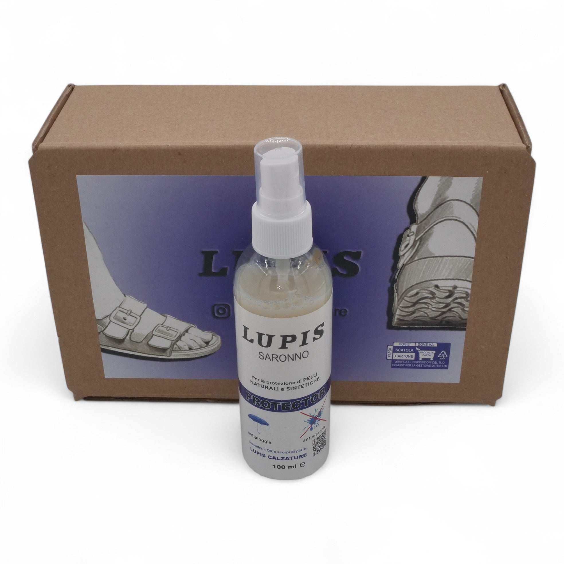 '- ["Donna","Kids","Uomo"] - Antipioggia Antimacchia per Pelli Naturali e Sintetiche - Lupis SRL