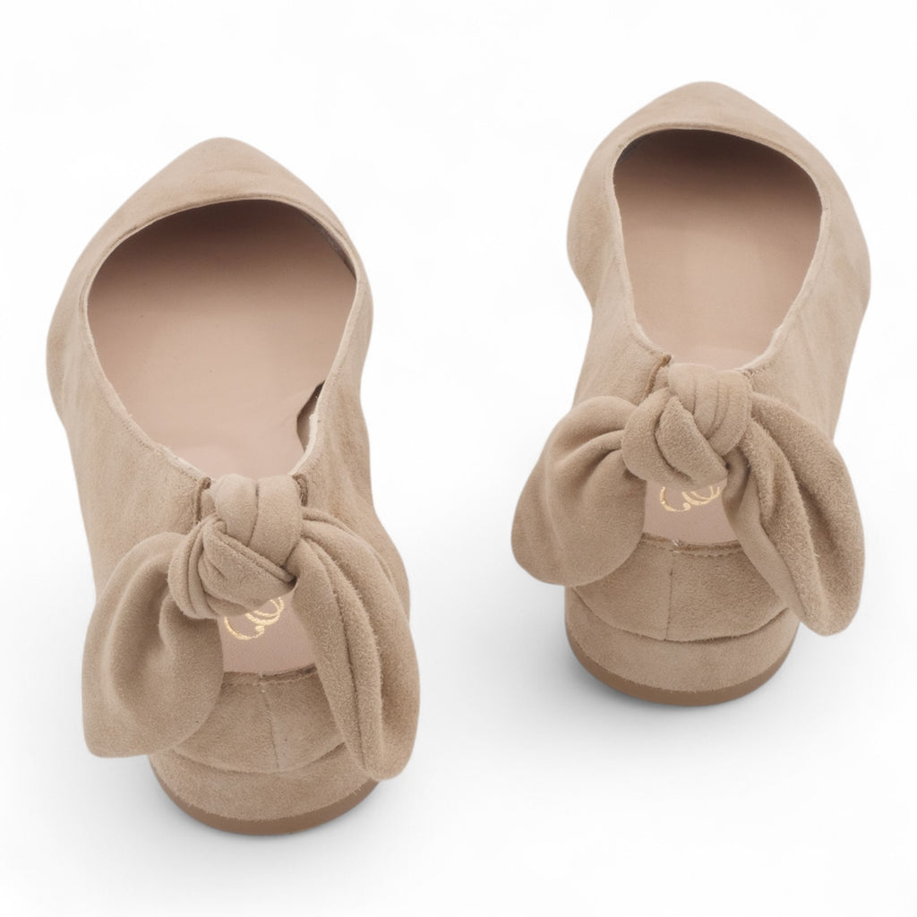 '- ["Artigianato","Ballerine","Donna","D\u00e9collet\u00e9","Eva Picci","Scarpe"] - Ballerine Da Donna Eva Picci 1169 Ballerina Camoscio Beige - Lupis SRL