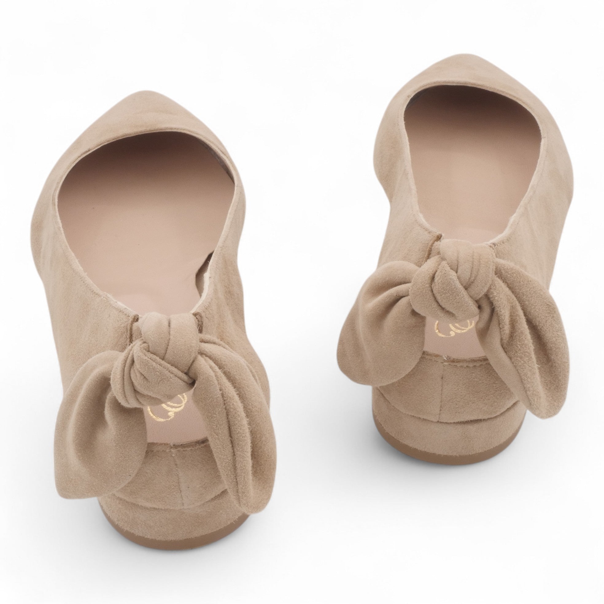 '- ["Artigianato","Ballerine","Donna","D\u00e9collet\u00e9","Eva Picci","Scarpe"] - Ballerine Da Donna Eva Picci 1169 Ballerina Camoscio Beige - Lupis SRL