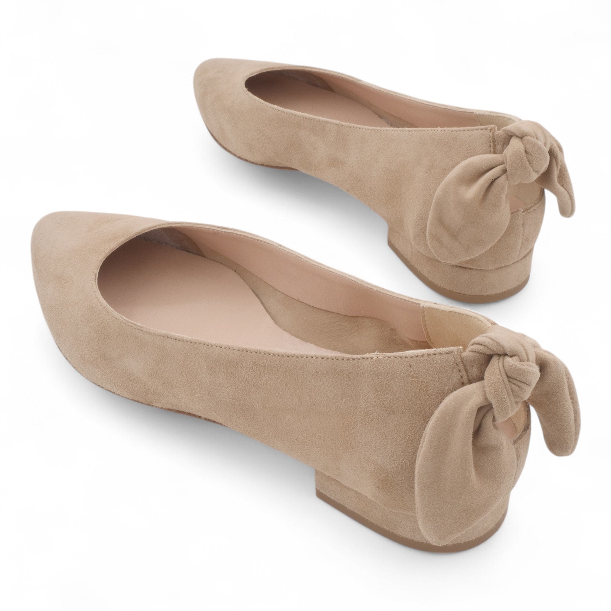 '- ["Artigianato","Ballerine","Donna","D\u00e9collet\u00e9","Eva Picci","Scarpe"] - Ballerine Da Donna Eva Picci 1169 Ballerina Camoscio Beige - Lupis SRL