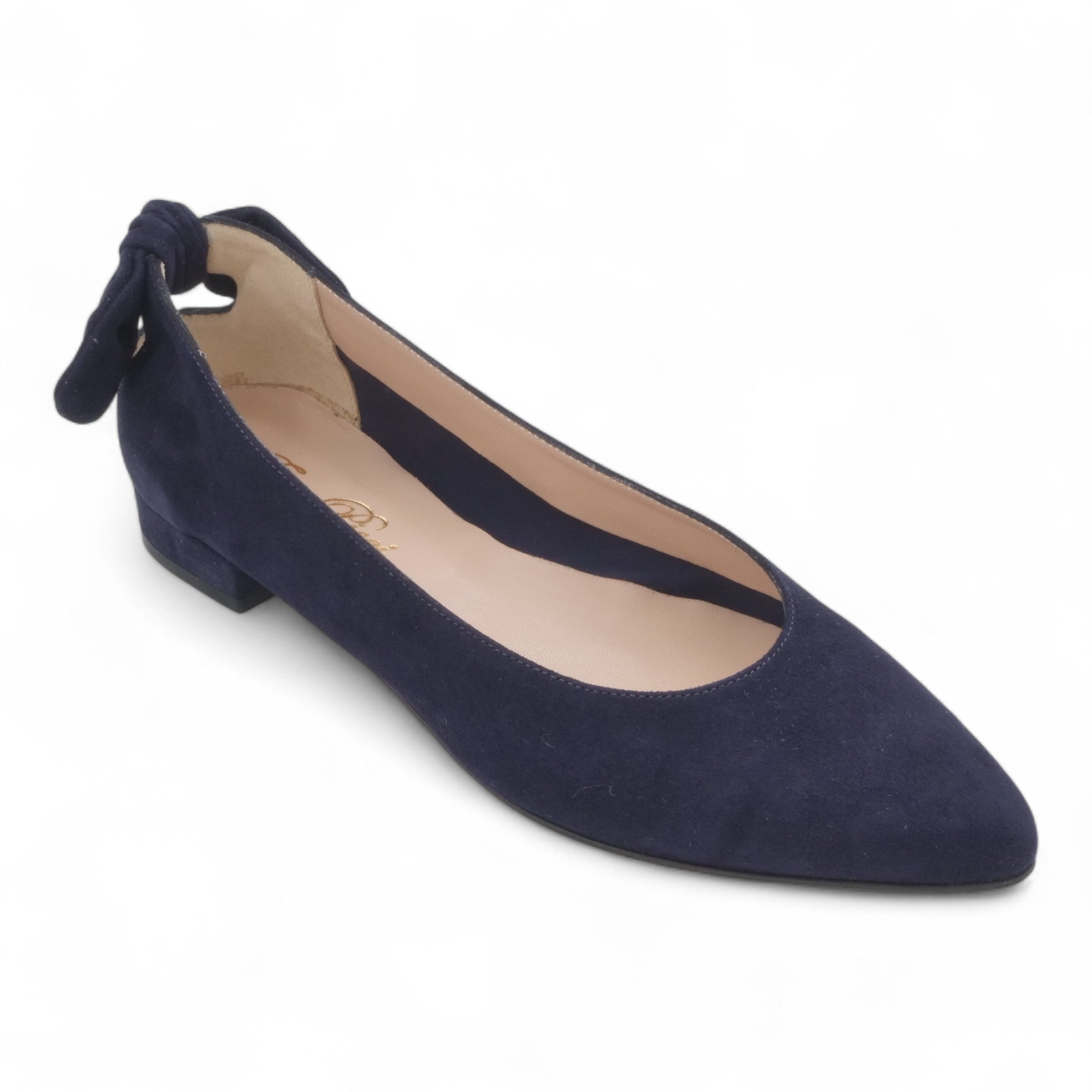 '- ["Artigianato","Ballerine","Donna","D\u00e9collet\u00e9","Eva Picci","Scarpe"] - Ballerine Da Donna Eva Picci 1169 Ballerina Camoscio Blu - Lupis SRL