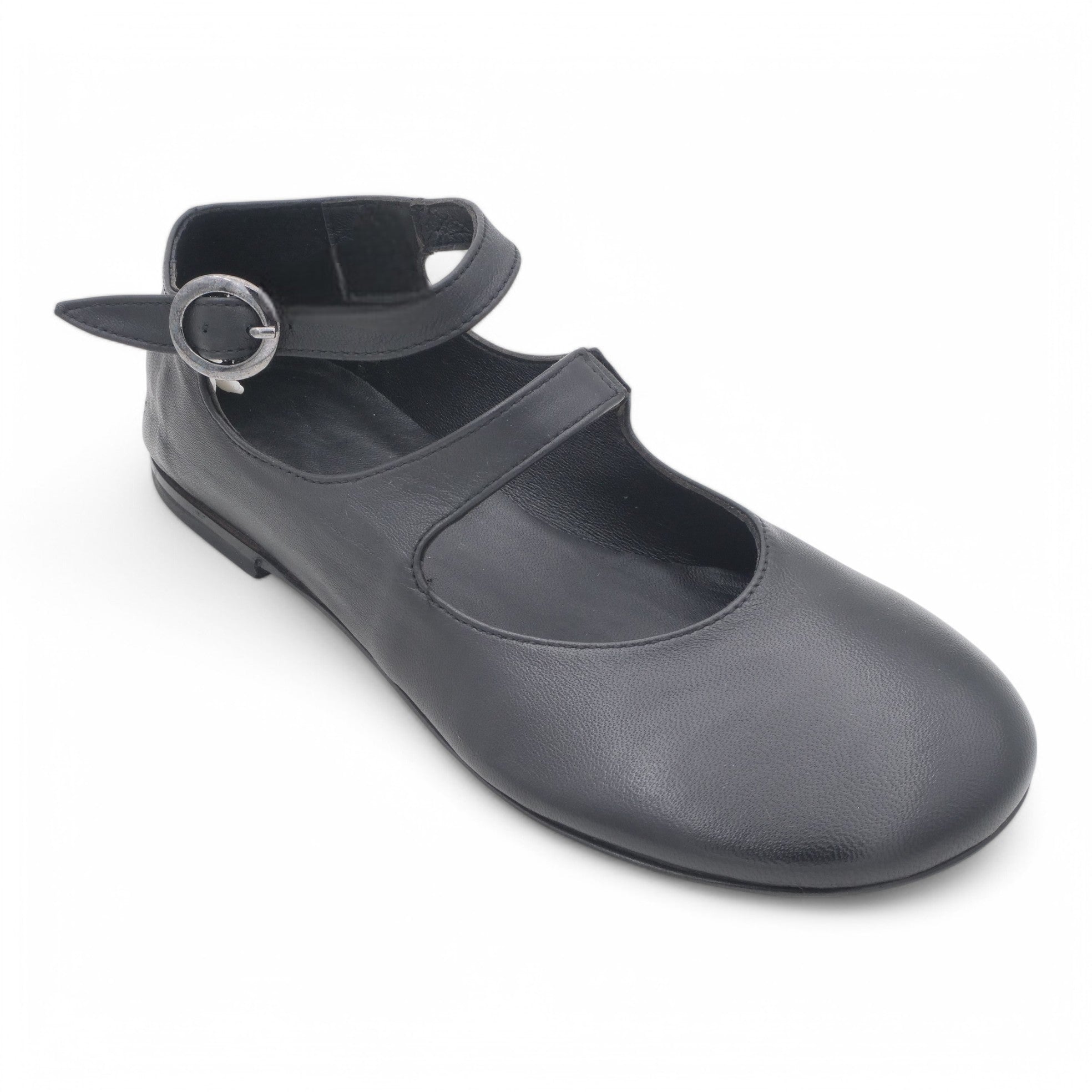 '- ["Artigianato","Ballerine","Eva Picci","PE25","Scarpe"] - Ballerine da Donna Eva Picci Baffy Nero EMARZIA03-01 - Lupis SRL