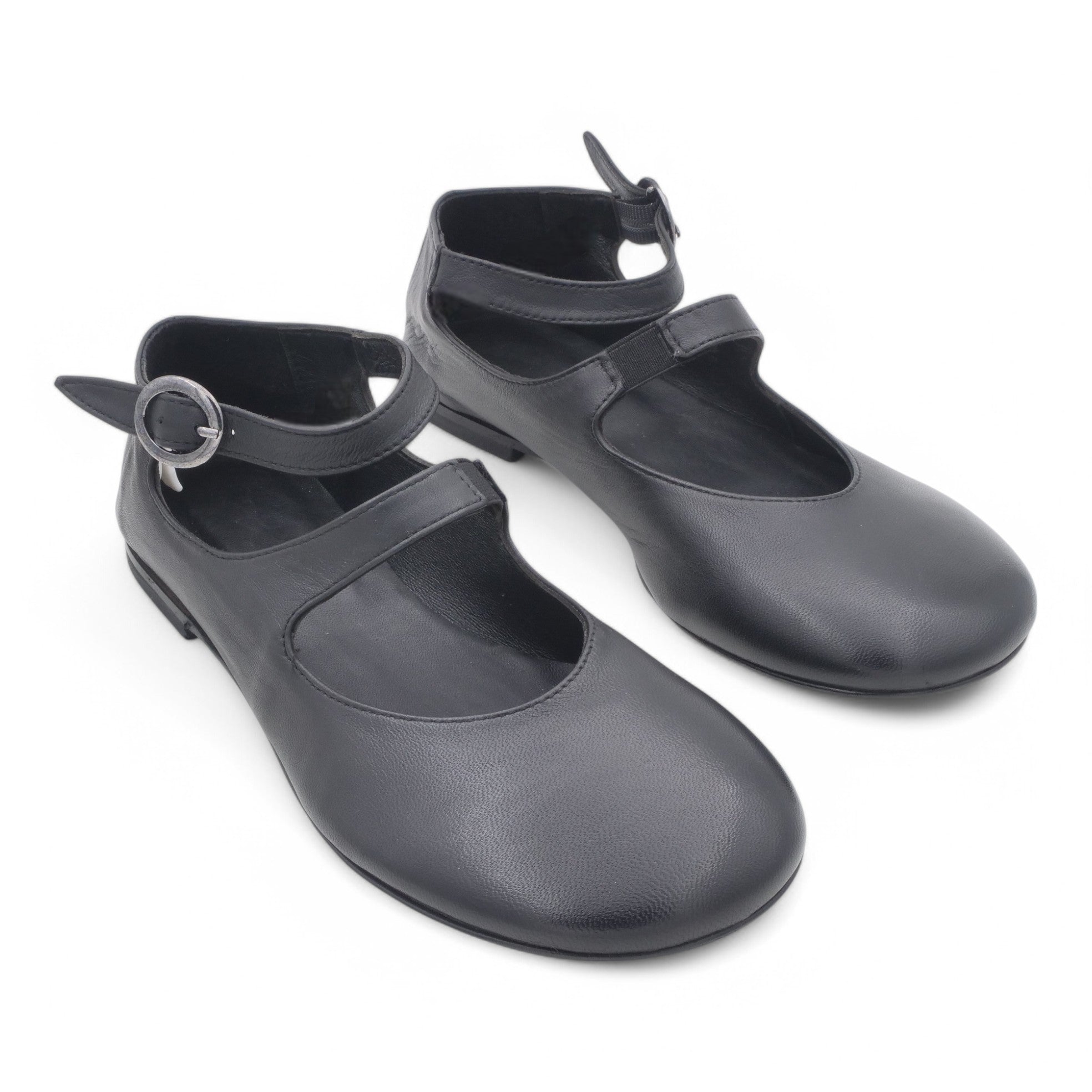 '- ["Artigianato","Ballerine","Eva Picci","PE25","Scarpe"] - Ballerine da Donna Eva Picci Baffy Nero EMARZIA03-01 - Lupis SRL