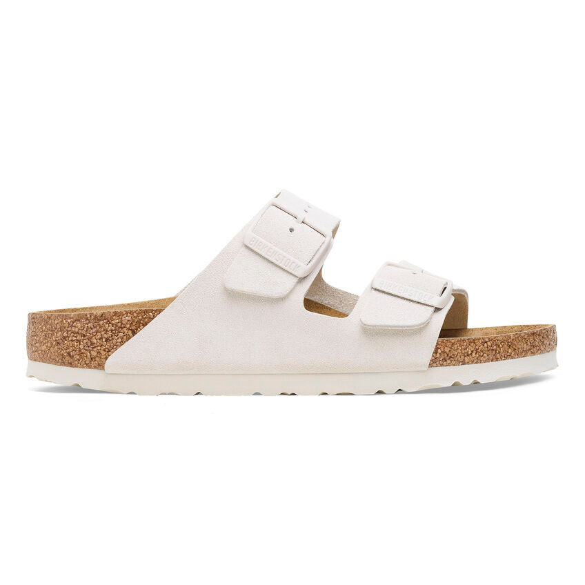 '- ["Birkenstock","Ciabatte","Donna","Scarpe"] - Birkenstock Arizona Antique White Suede Leather - Lupis SRL