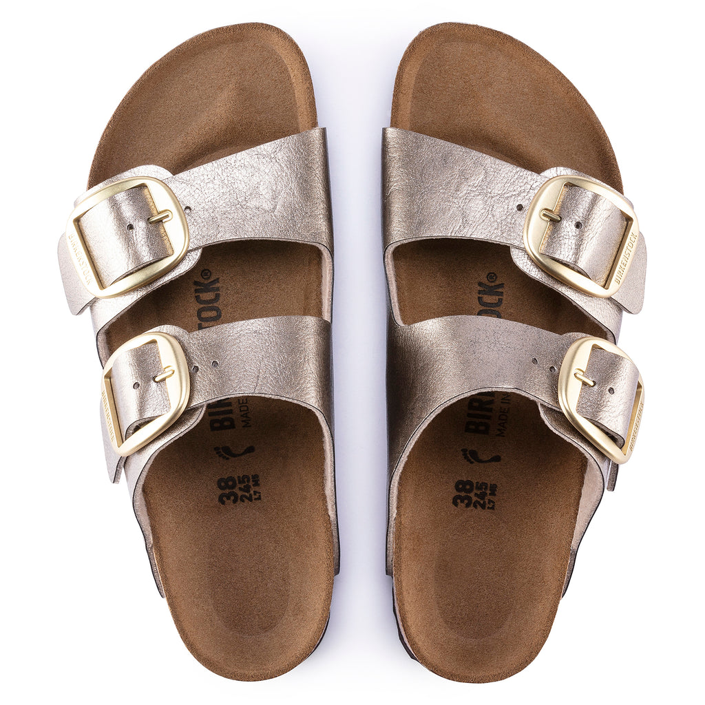 '- ["Birkenstock","Ciabatte","Donna","Scarpe"] - Birkenstock Arizona Big Buckle Graceful Taupe Birko Flor - Lupis SRL