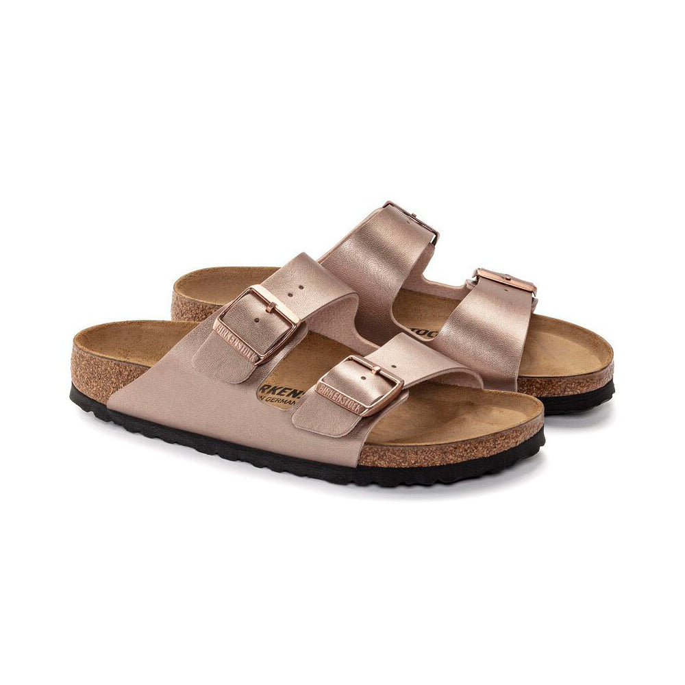 '- ["Birkenstock","Ciabatte","Donna","PE25","Scarpe","Ultima Taglia"] - Birkenstock Arizona Copper Birko Flor - Lupis SRL
