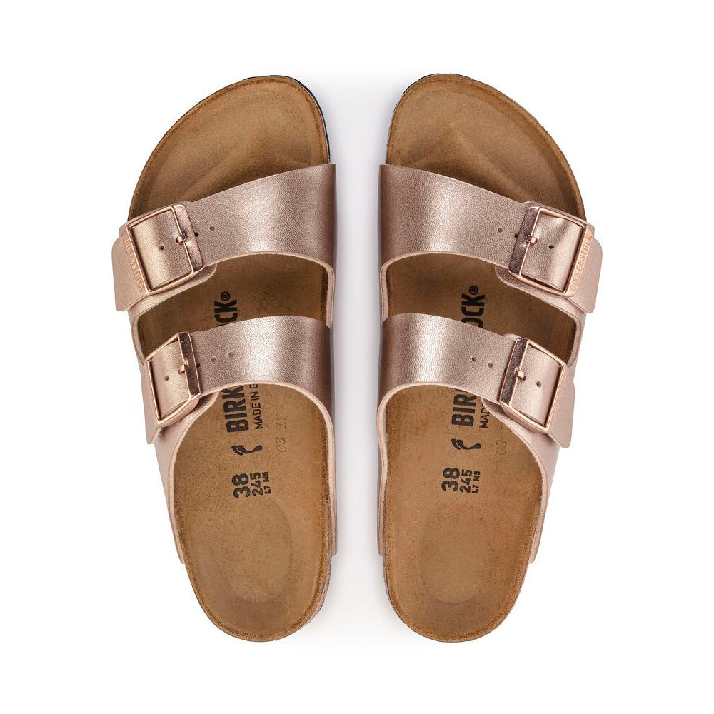 '- ["Birkenstock","Ciabatte","Donna","PE25","Scarpe","Ultima Taglia"] - Birkenstock Arizona Copper Birko Flor - Lupis SRL