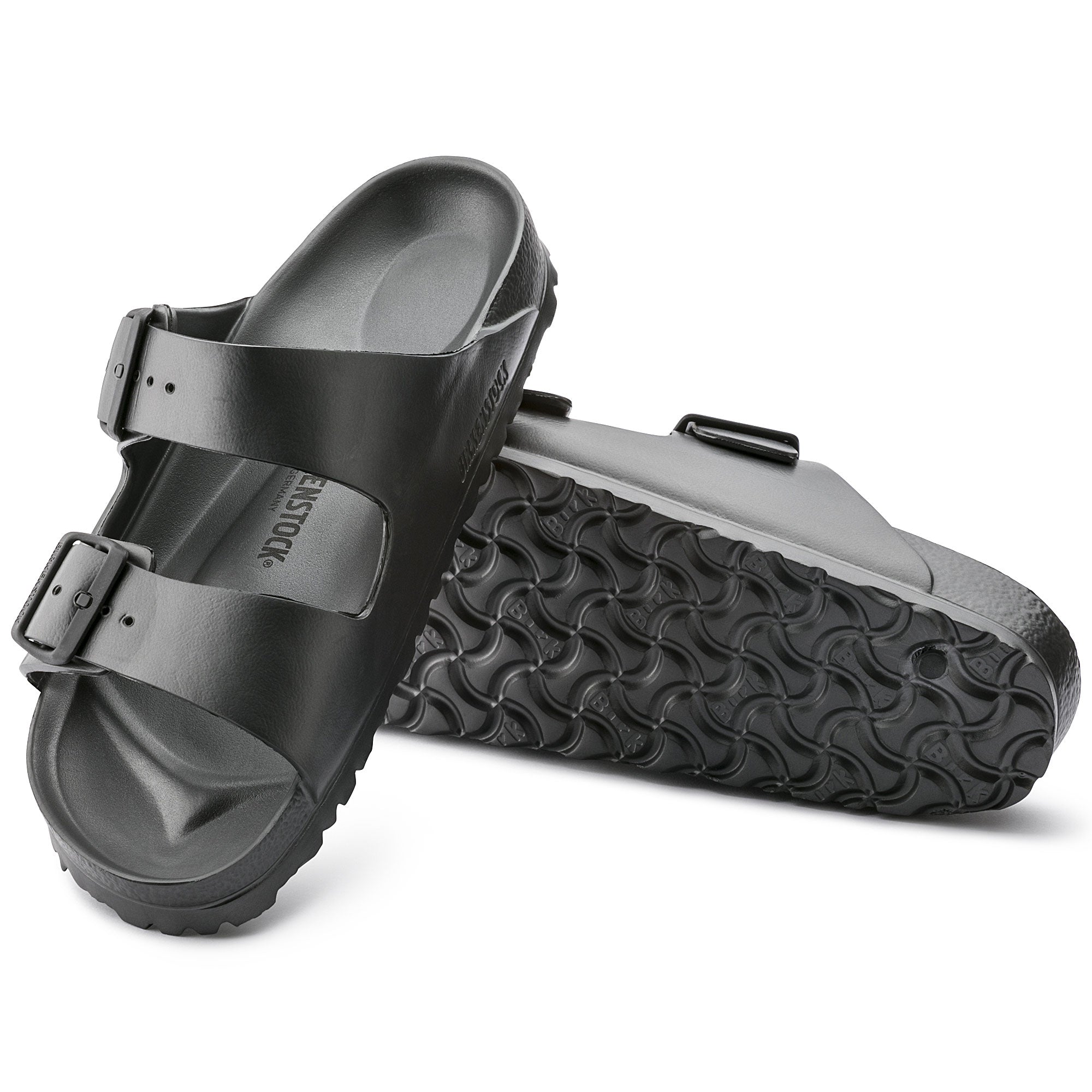 '- ["Birkenstock","Ciabatte","Donna","EVA","Scarpe","Unisex","Uomo"] - Birkenstock Arizona Eva Metallic Anthracite Eva 1001498 - Lupis SRL