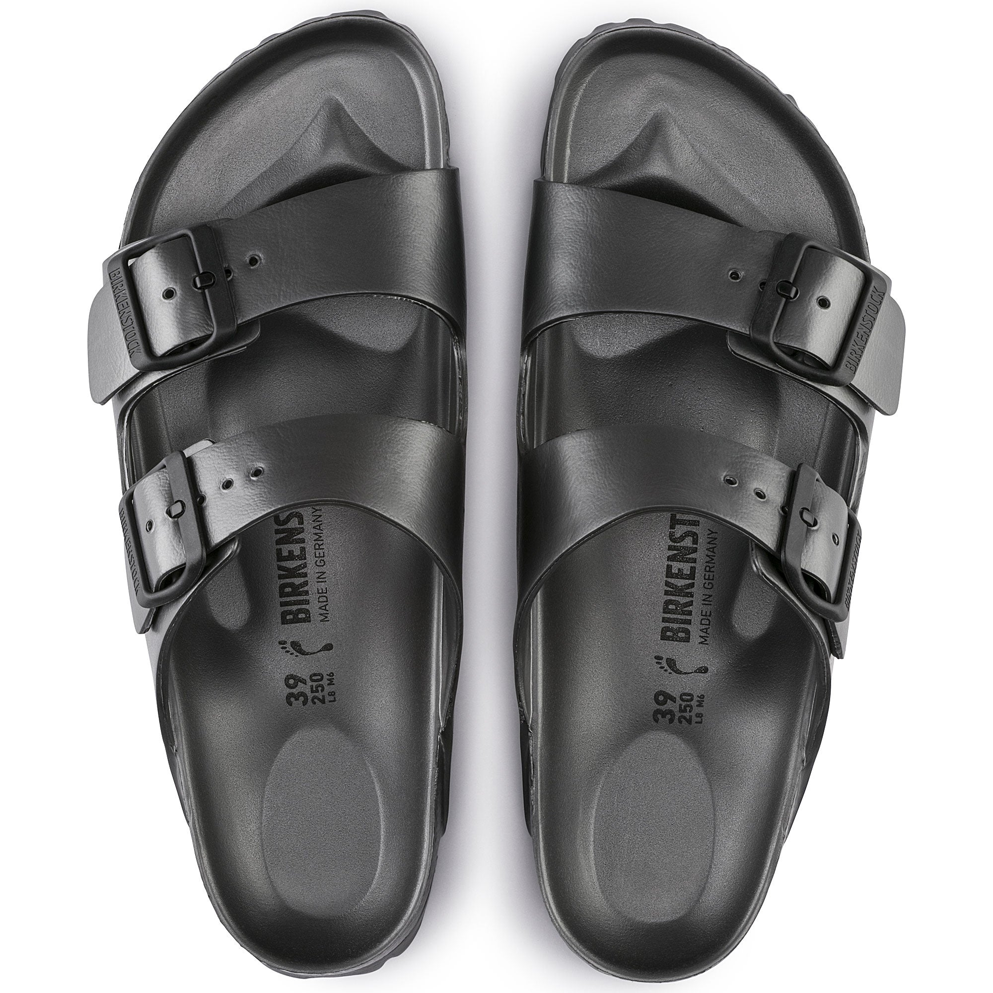 '- ["Birkenstock","Ciabatte","Donna","EVA","Scarpe","Unisex","Uomo"] - Birkenstock Arizona Eva Metallic Anthracite Eva 1001498 - Lupis SRL