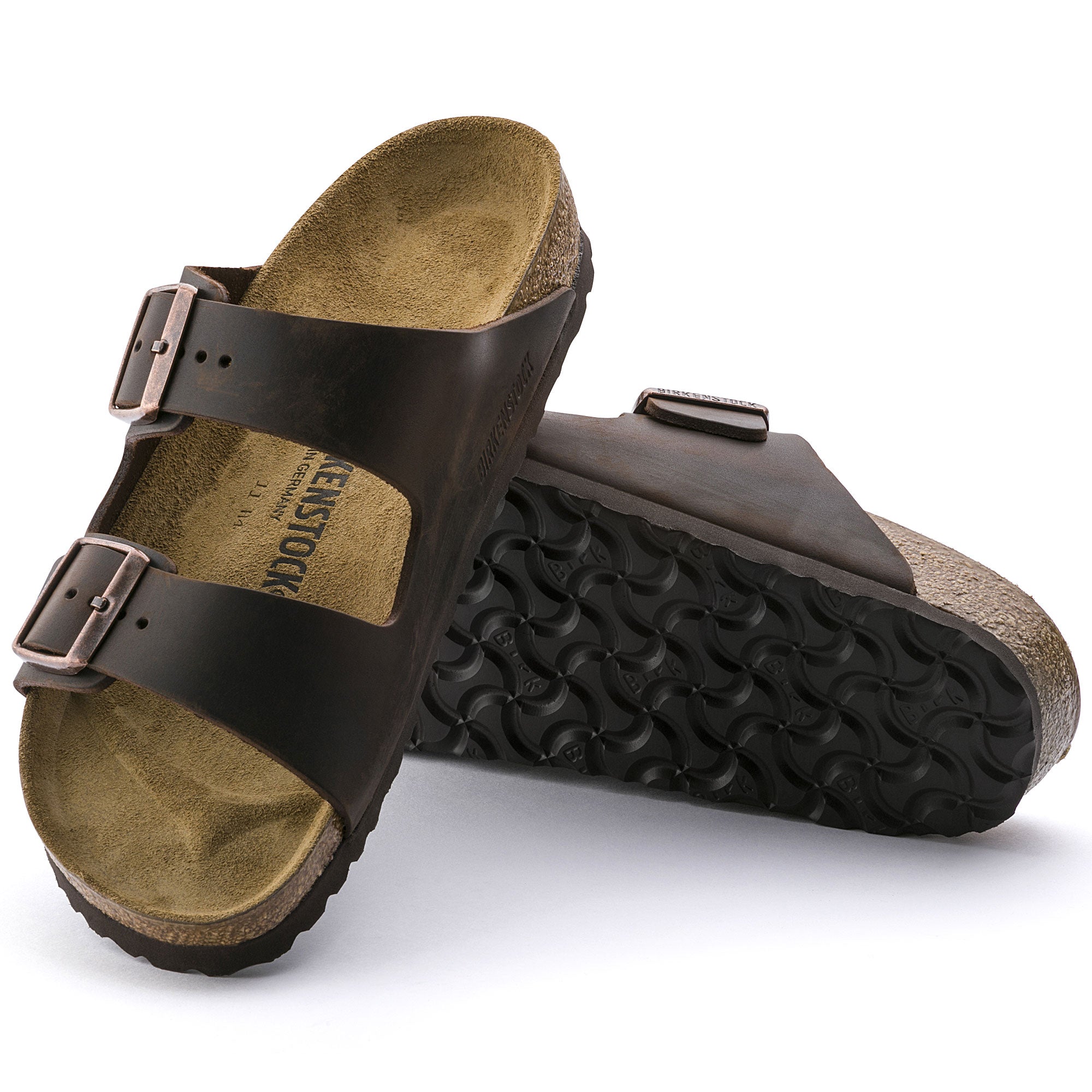 '- ["Birkenstock","Ciabatte","Donna","PE25","Scarpe","Unisex","Uomo"] - Birkenstock Arizona Habana Oiled Leather - Lupis SRL