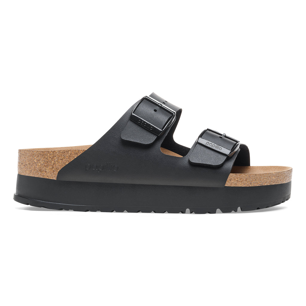 '- ["Birkenstock","Ciabatte","Donna","Scarpe"] - Birkenstock Arizona Platform Black Veg Birko Flor - Lupis SRL