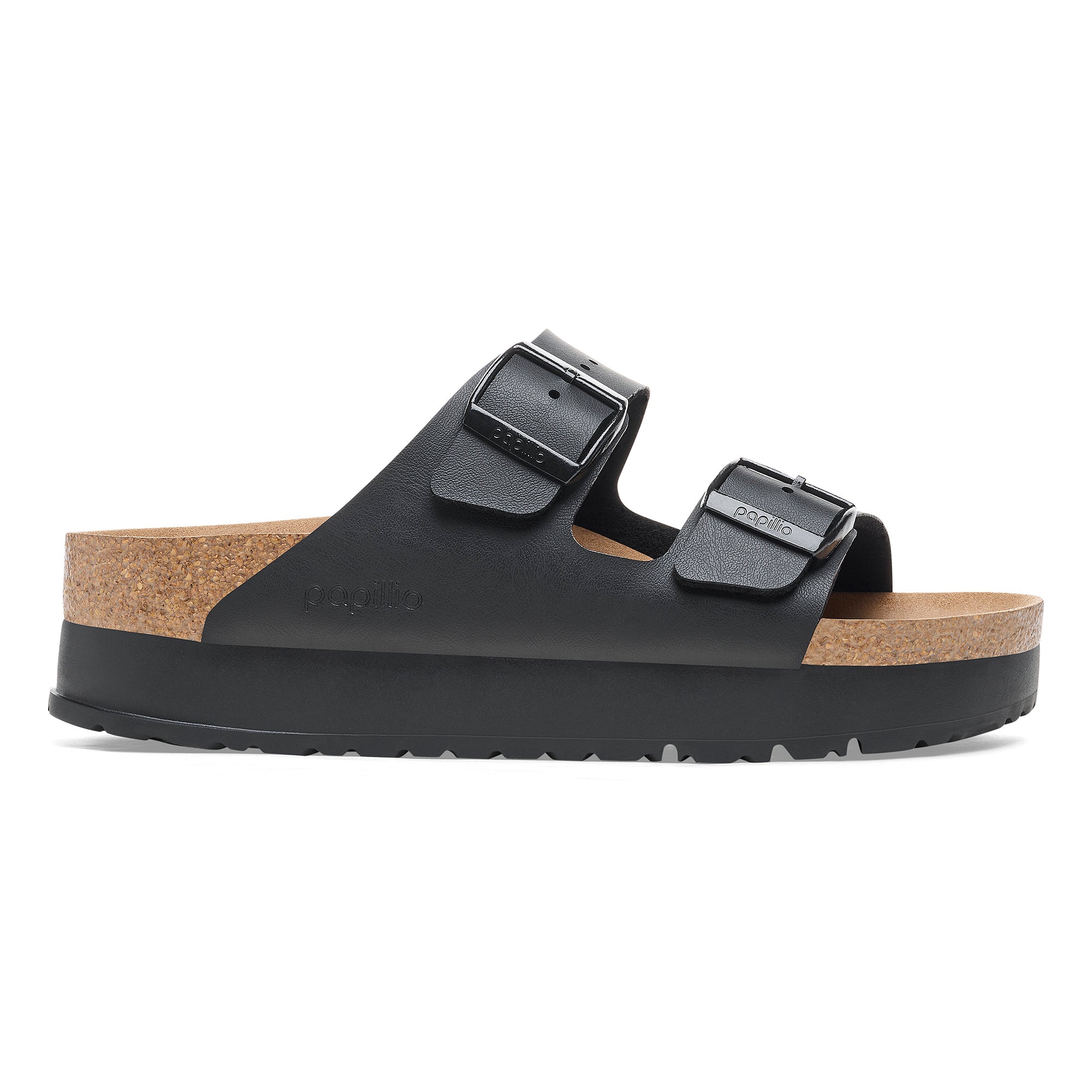 '- ["Birkenstock","Ciabatte","Donna","Scarpe"] - Birkenstock Arizona Platform Black Veg Birko Flor - Lupis SRL