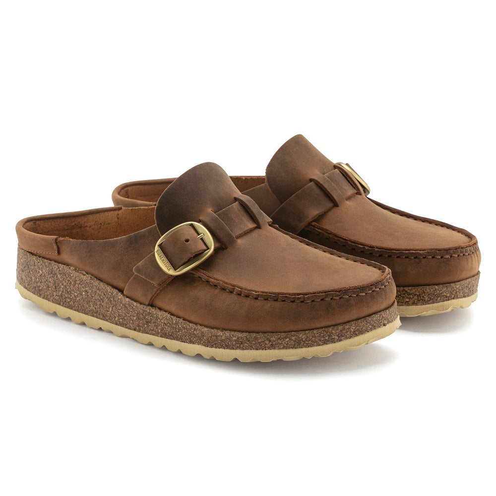 '- ["Birkenstock","Ciabatte","Donna","Pantofole","Sabot","Scarpe"] - Birkenstock Buckley Cognac - Lupis SRL