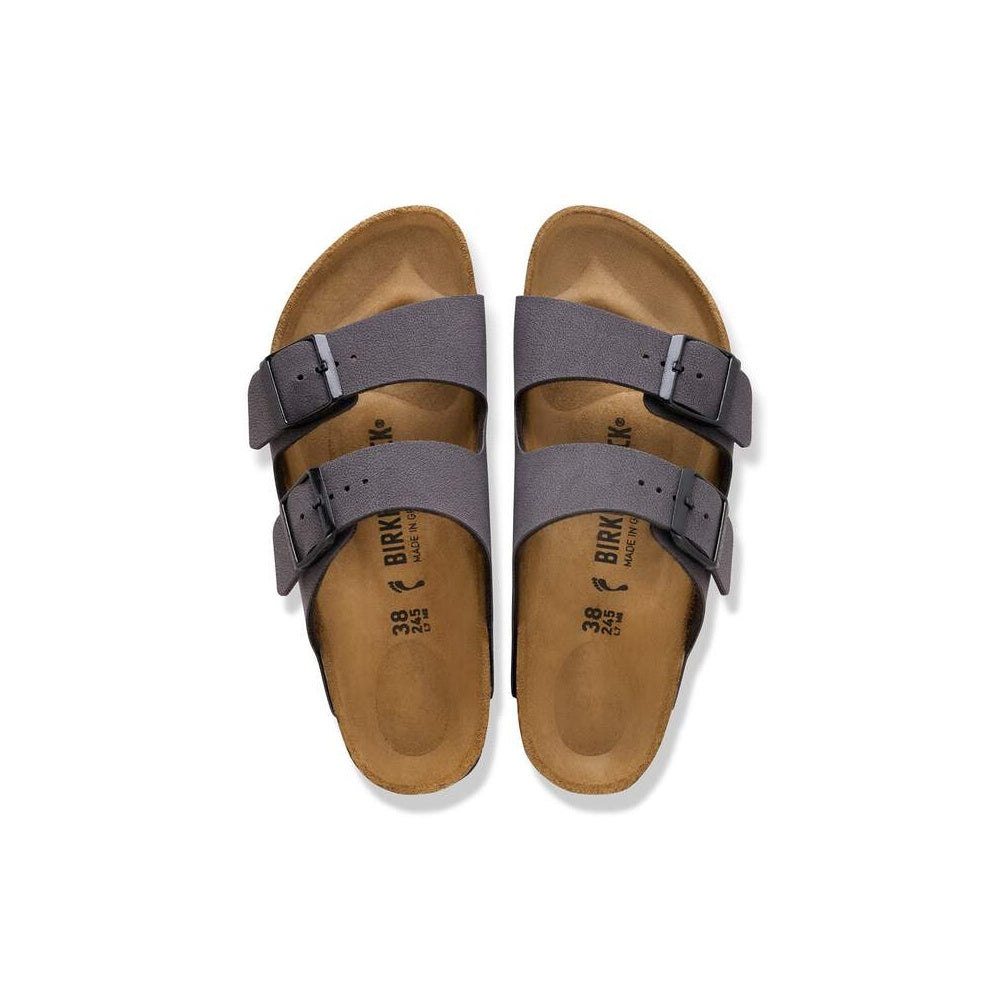Birkenstock Unisex Arizona Velvet Gray Sandals 1032023