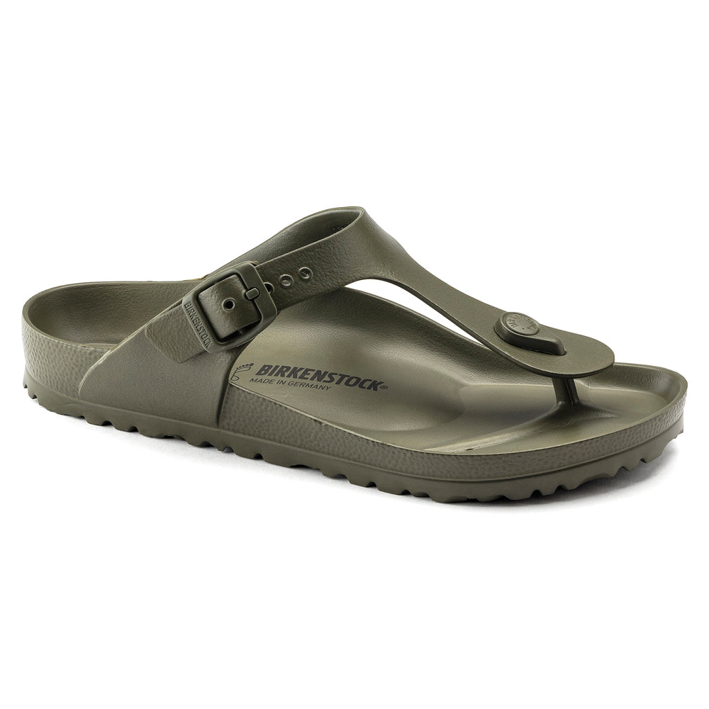 '- ["Birkenstock","Ciabatte","Donna","EVA","Infradito","Scarpe","Uomo"] - Birkenstock Gizeh Essentials Eva Khaki - Lupis SRL