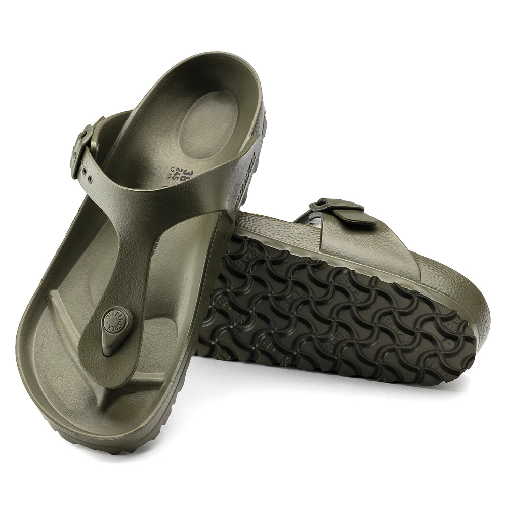 '- ["Birkenstock","Ciabatte","Donna","EVA","Infradito","Scarpe","Uomo"] - Birkenstock Gizeh Essentials Eva Khaki - Lupis SRL