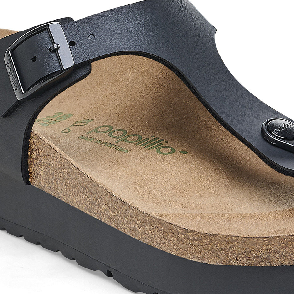 '- ["Birkenstock","Ciabatte","Donna","Infradito","PE25","Scarpe","Ultima Taglia"] - Birkenstock Gizeh Pap Flex Platform Black - Lupis SRL