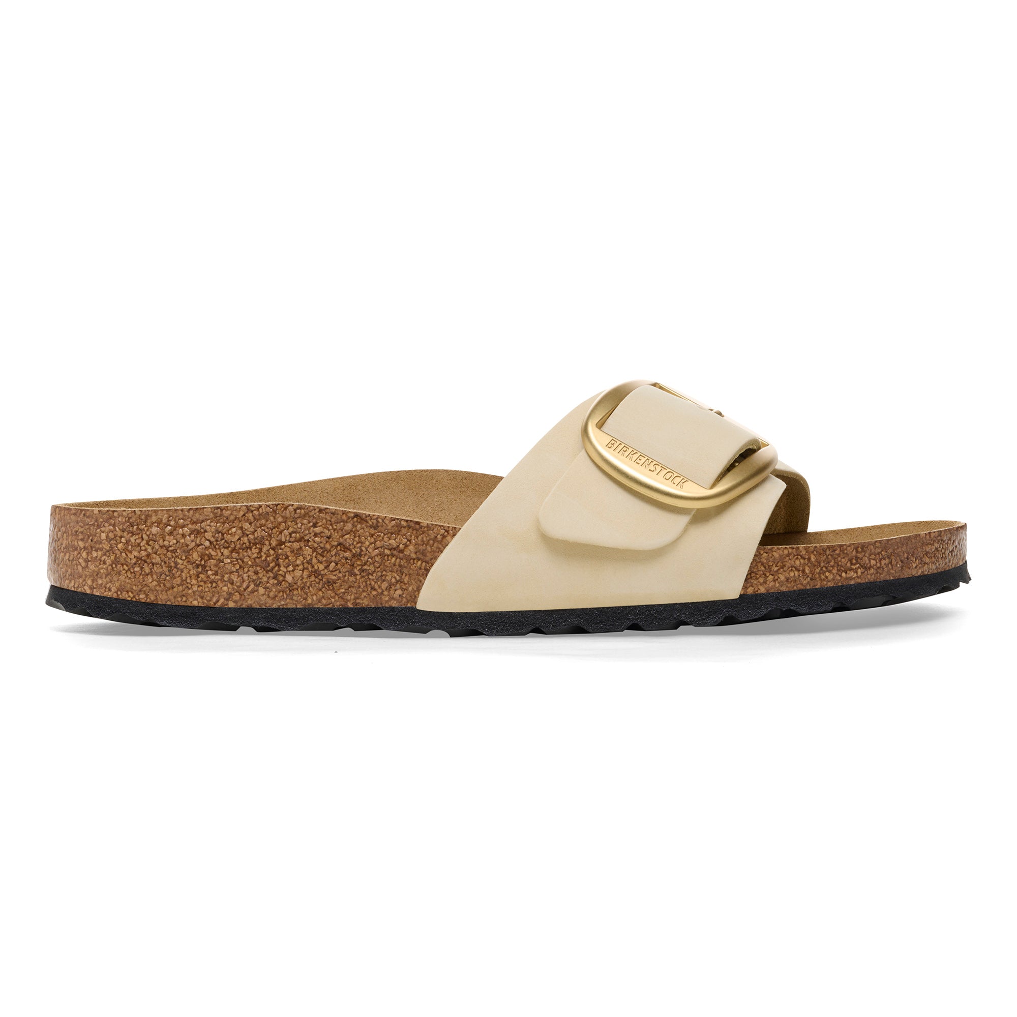 '- ["Birkenstock","Ciabatte","Donna","Scarpe"] - Birkenstock Madrid Big Buckle Ecru Nubuck Leather - Lupis SRL