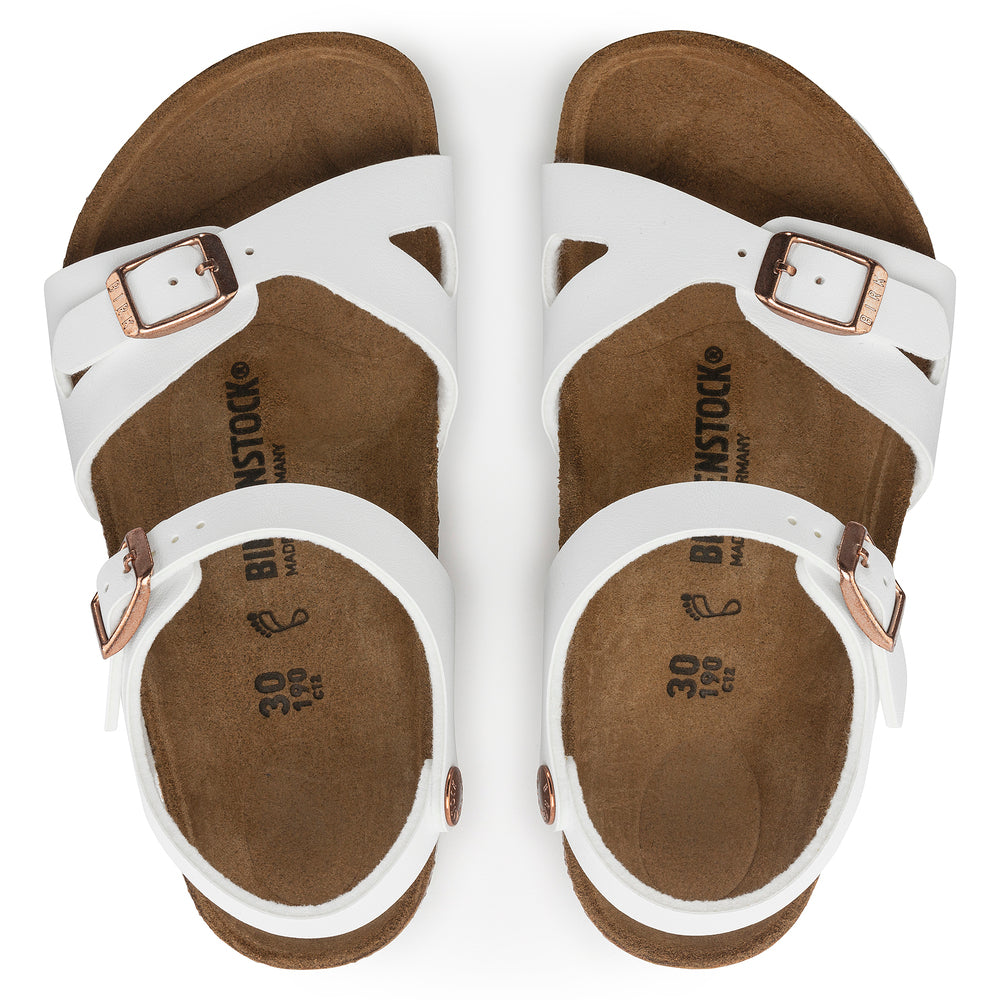 '- ["Birkenstock","Kids","Sandali","Scarpe"] - Birkenstock Rio Kids White - Lupis SRL