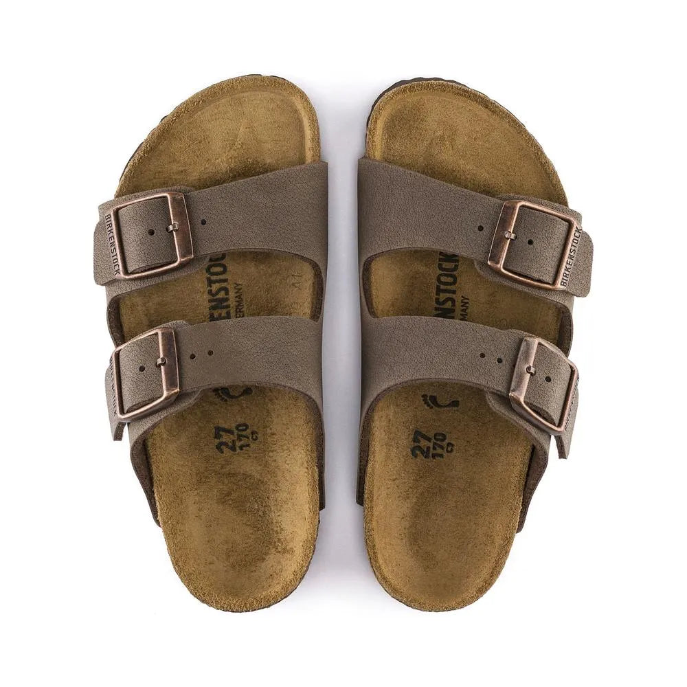 '- ["Birkenstock","Ciabatte","Kids","PE25","Scarpe"] - Birkenstock Arizona Kids Mocha Birkibuc - Lupis SRL