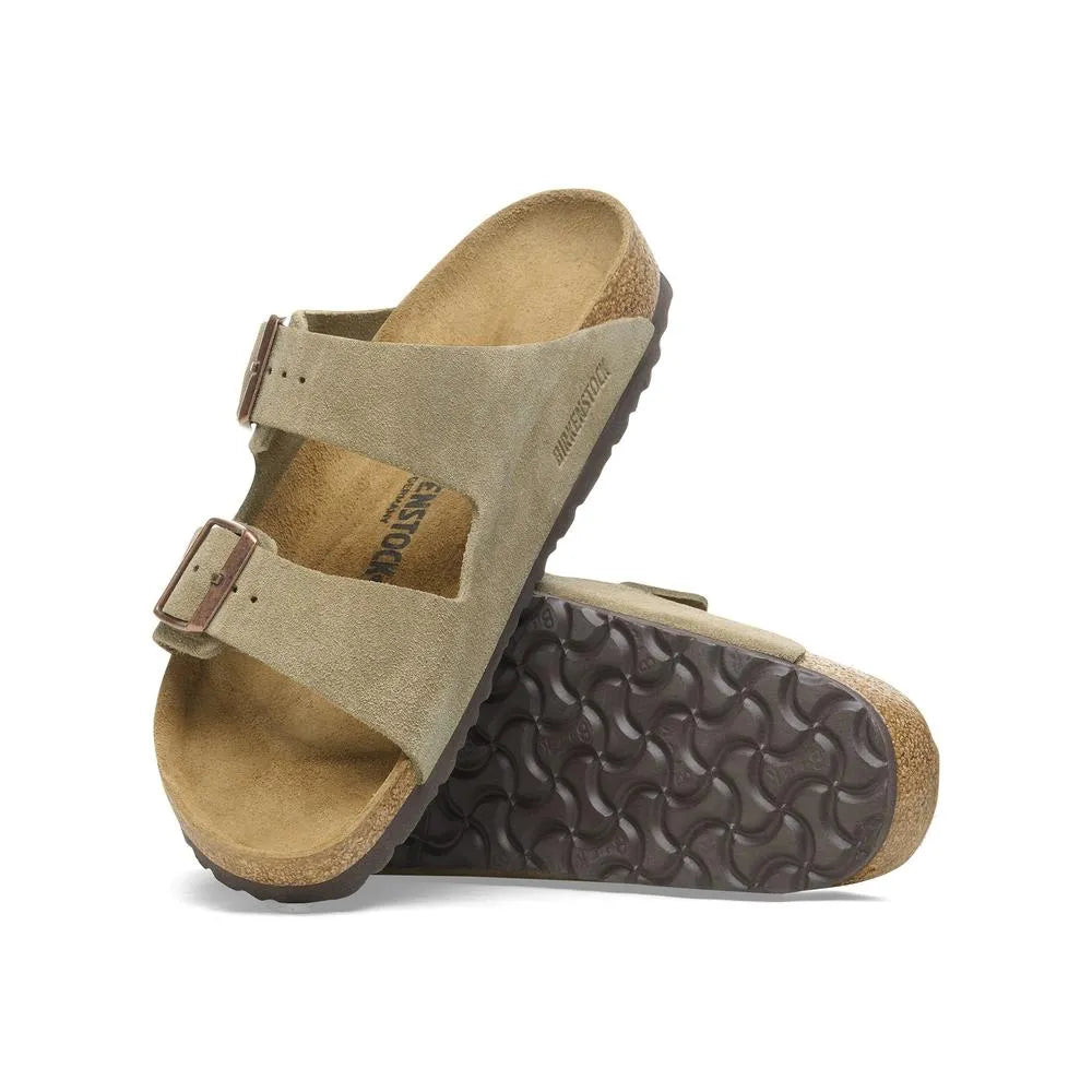 '- ["Birkenstock","Ciabatte","Donna","PE25","Scarpe","Unisex","Uomo"] - Birkenstock Arizona Taupe Suede Leather - Lupis SRL